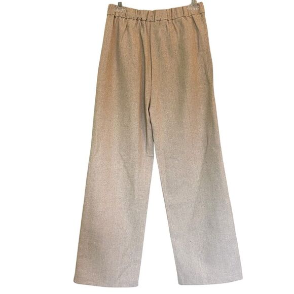 Mod Ref Piper and Scoot Beige Mid Rise Twill Straight Leg Pants Size Small - Picture 3 of 6